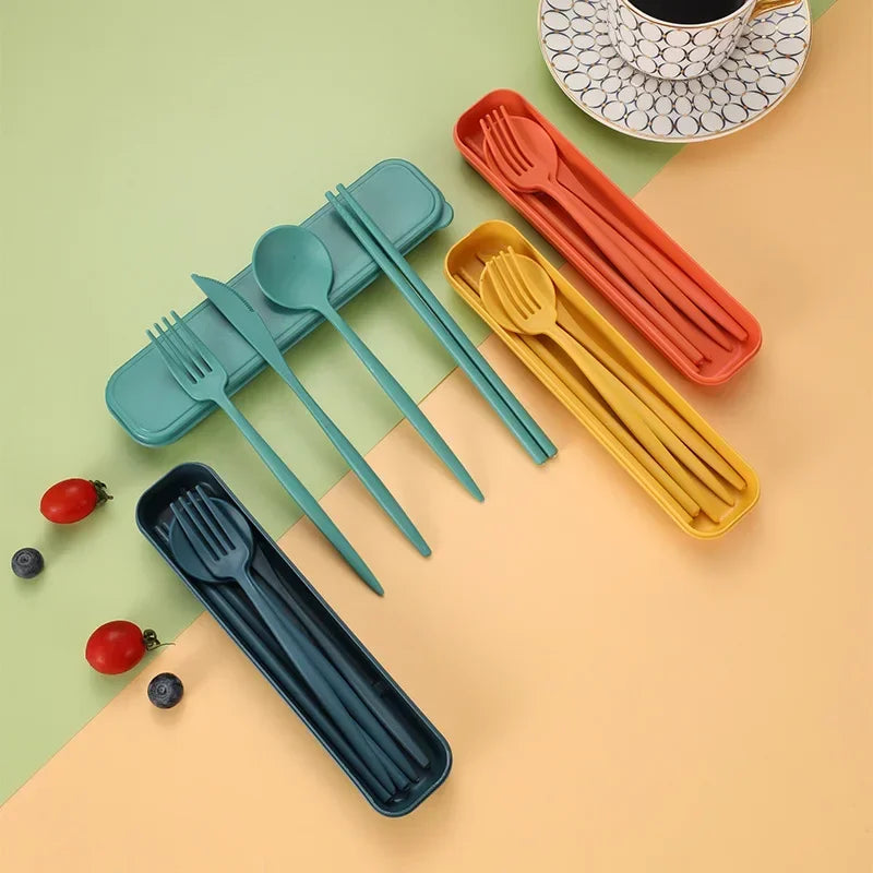 4Pcs Travel Cutlery Set