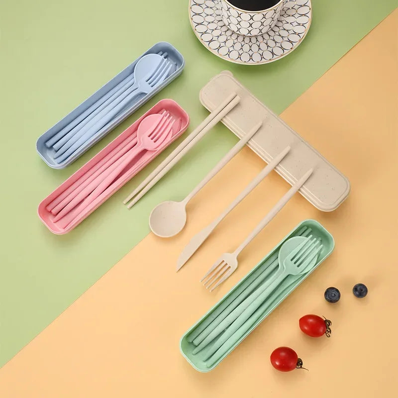 4Pcs Travel Cutlery Set